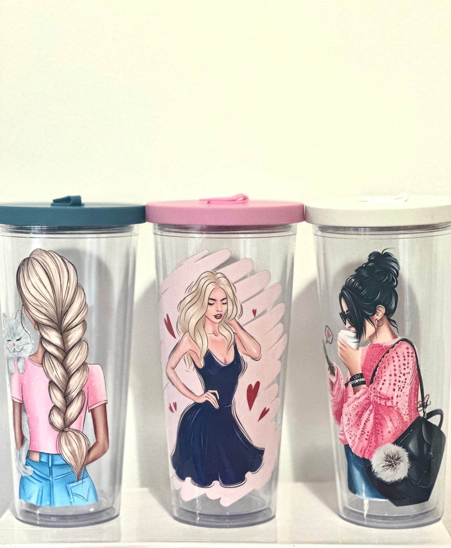 Large boba style plastic cup