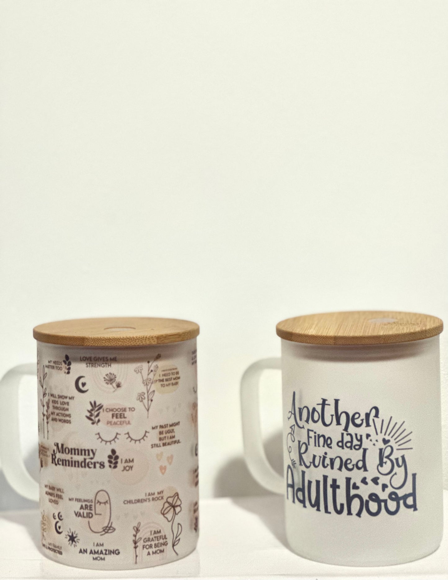 Frosted Reminder Mugs