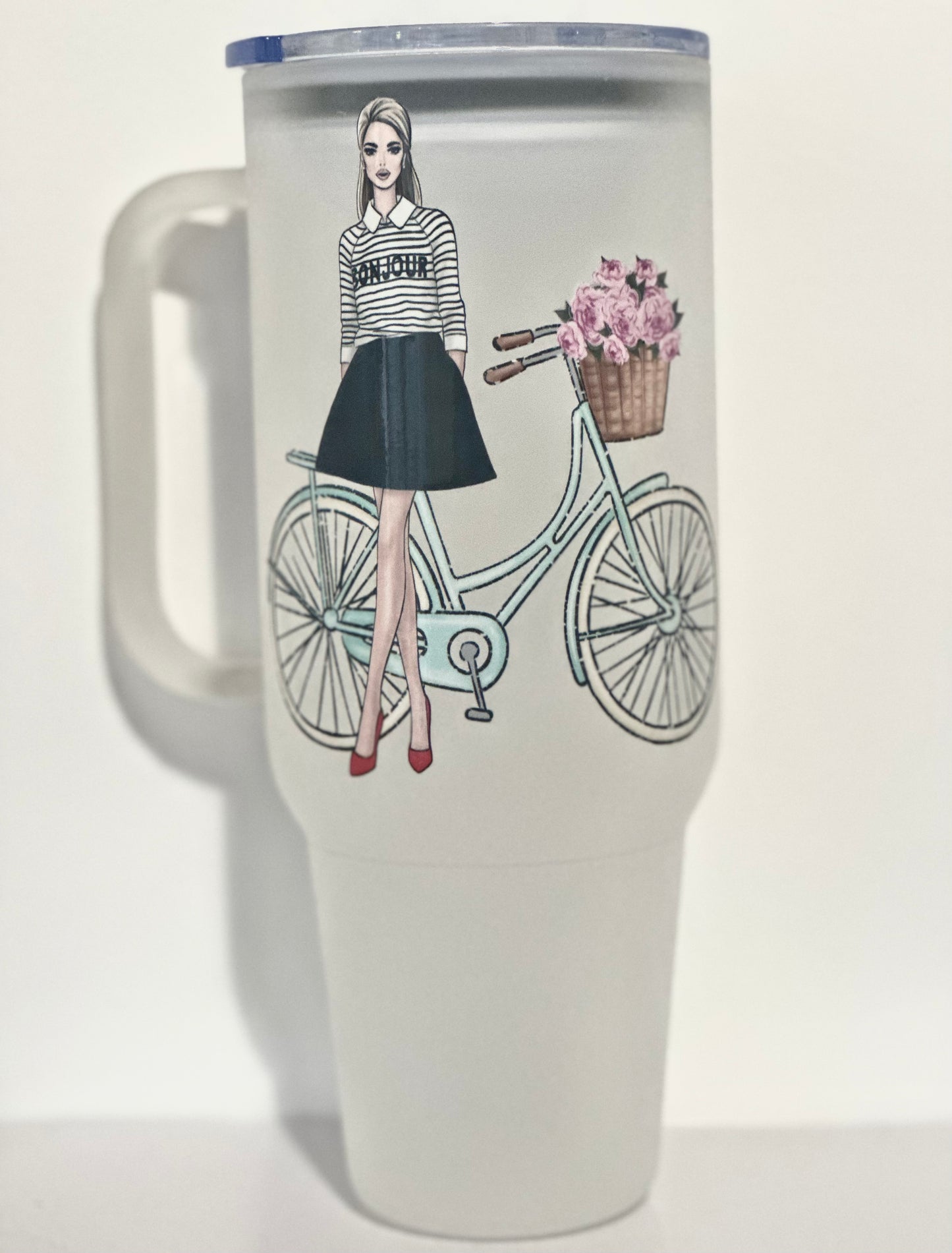 Frosted Parisian Girl Stanley Cup