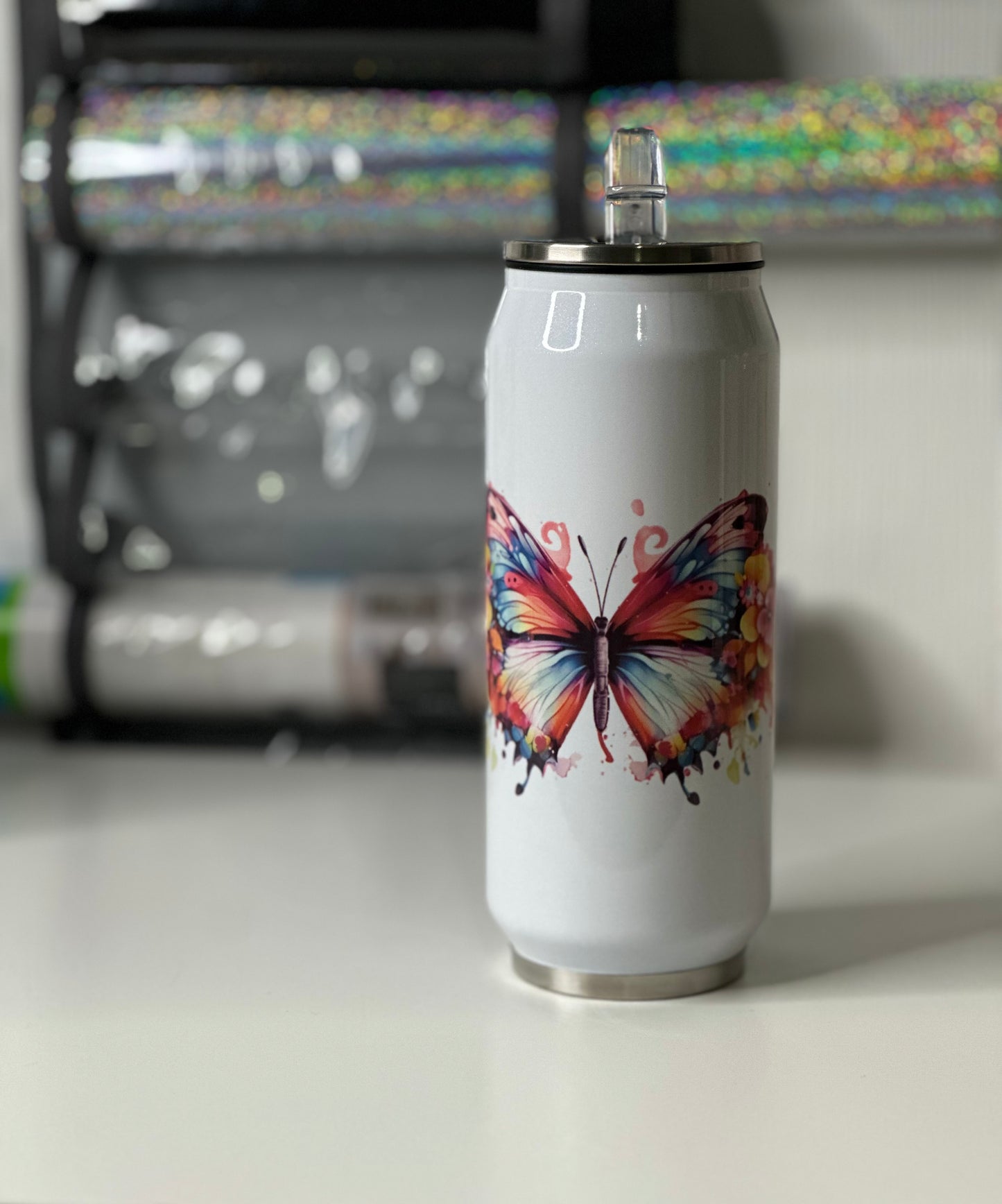 Beer can style cup