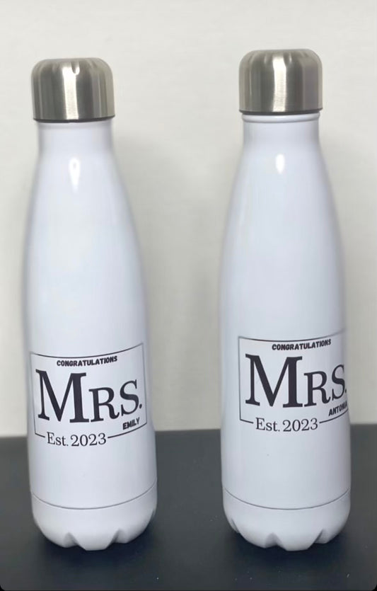 Personalised water bottle